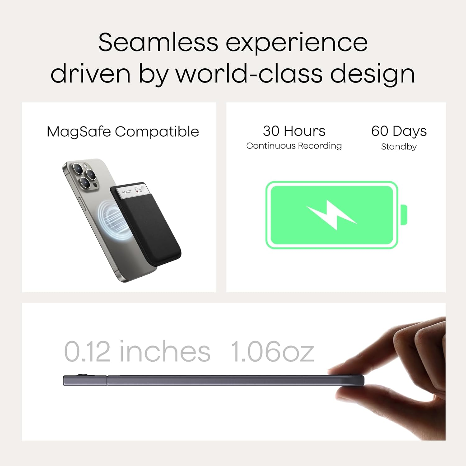 PLAUD Note Pin Starlight PLA-NB100-L