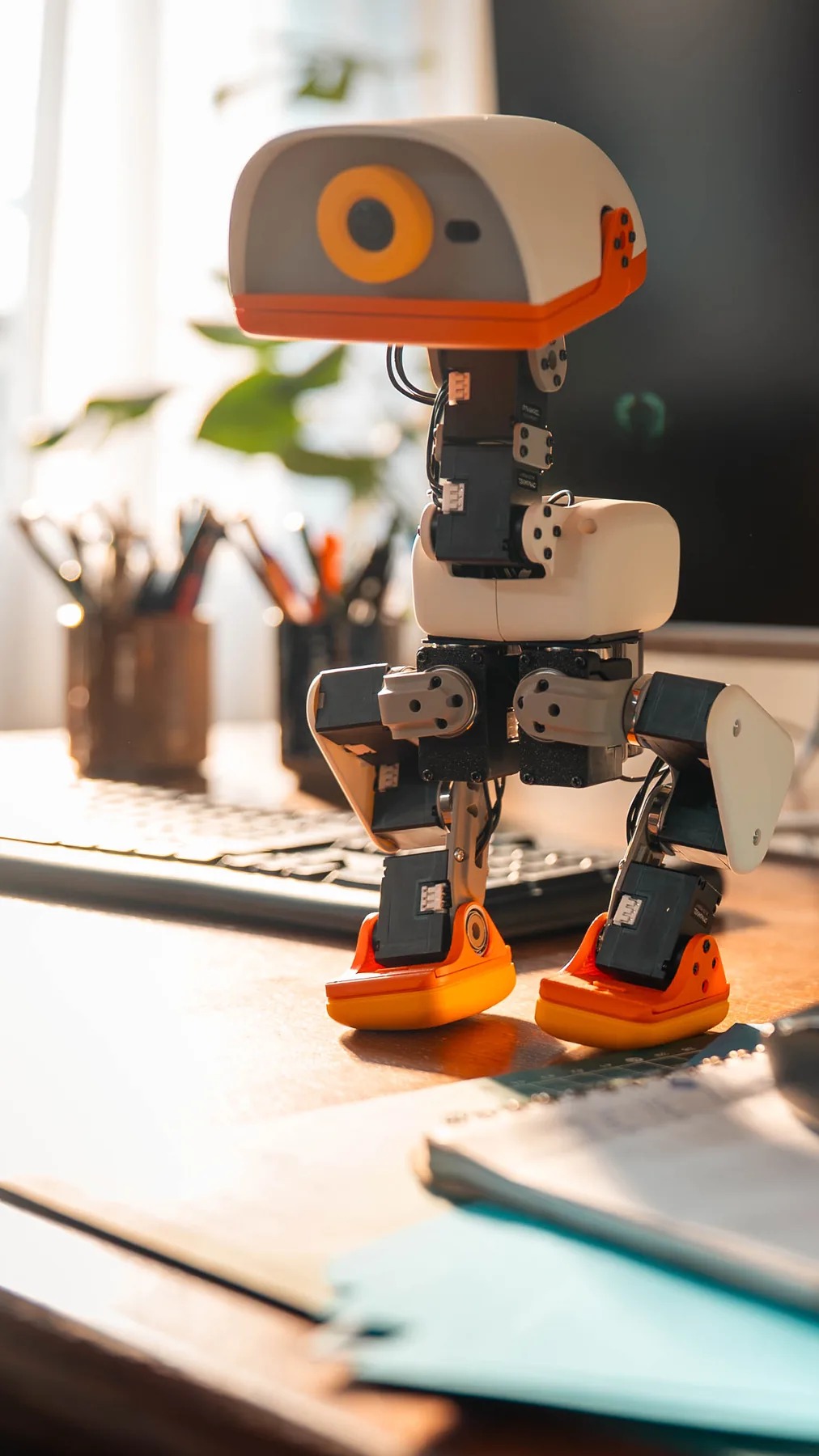 Microduck Made to move · Ready to learn
